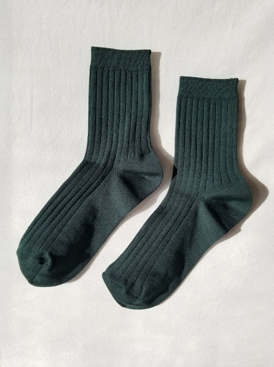 Le Bon Shoppe - Her Socks - MCC Rib - Peacock