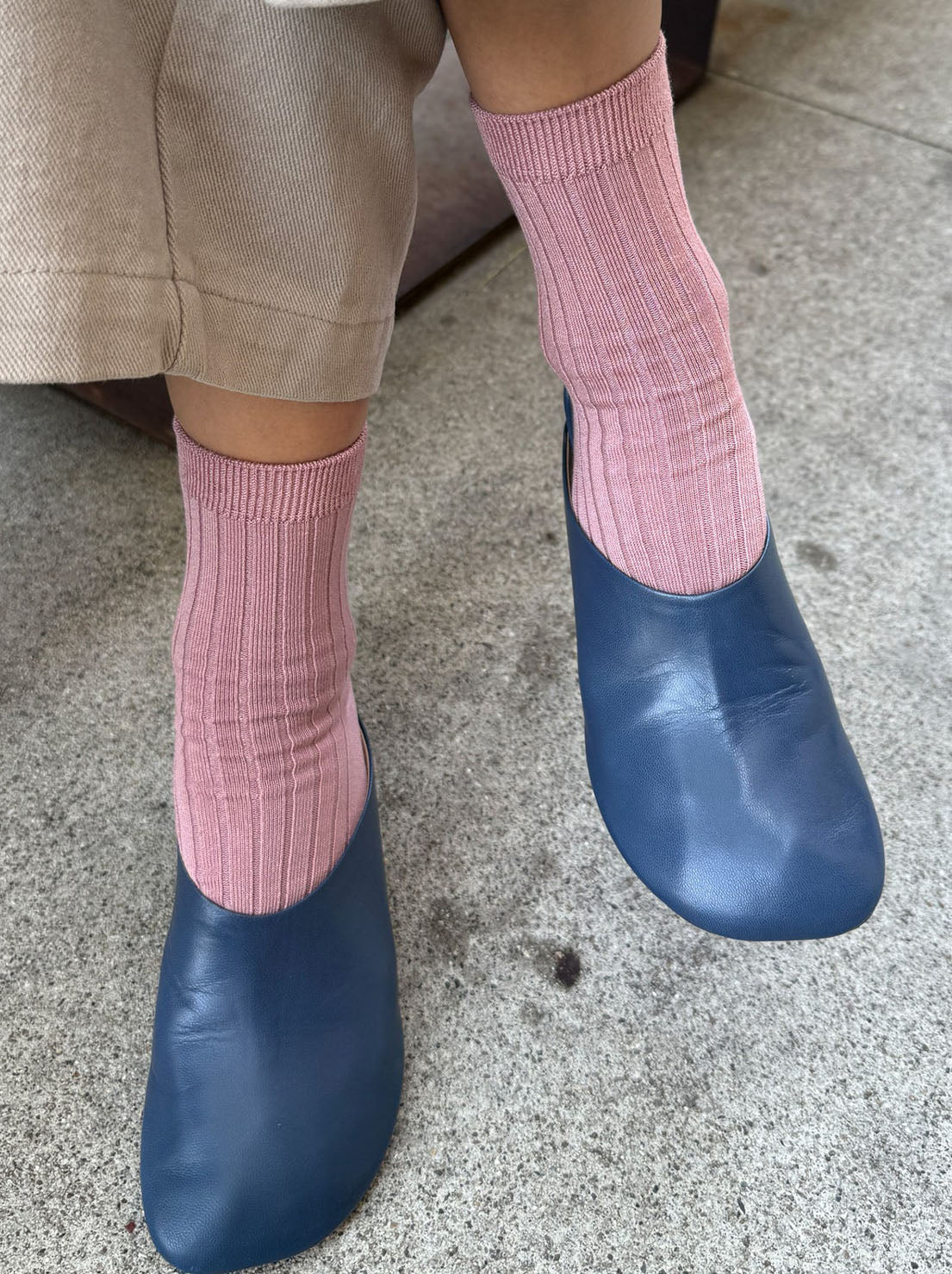 Le Bon Shoppe - Her Socks - MC Cotton - Desert Rose