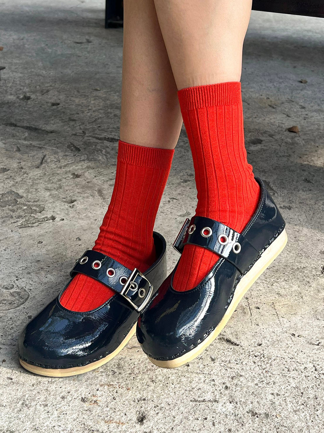 Le Bon Shoppe - Her Socks - MC Cotton - Ketchup