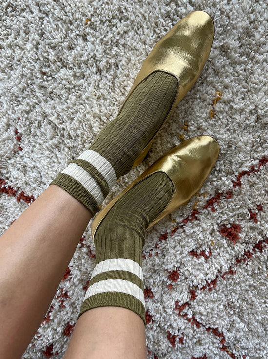 Le Bon Shoppe - Her Socks - Varsity - Fern