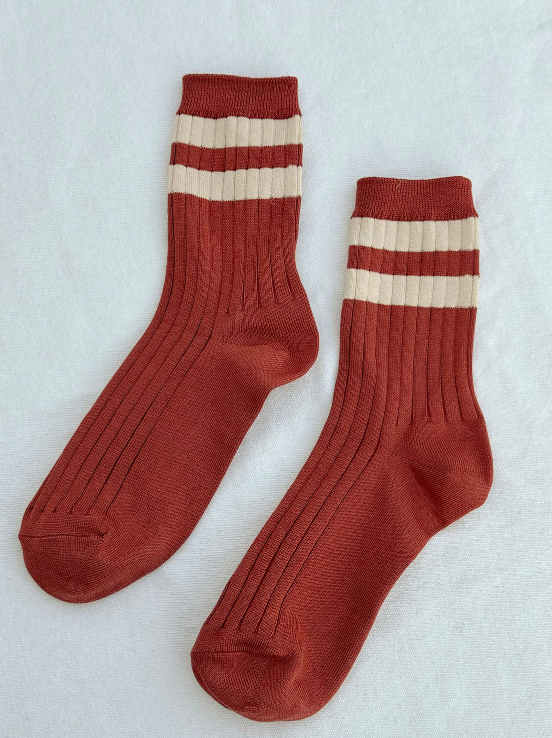 Le Bon Shoppe - Her Socks - Varsity - Tandoori