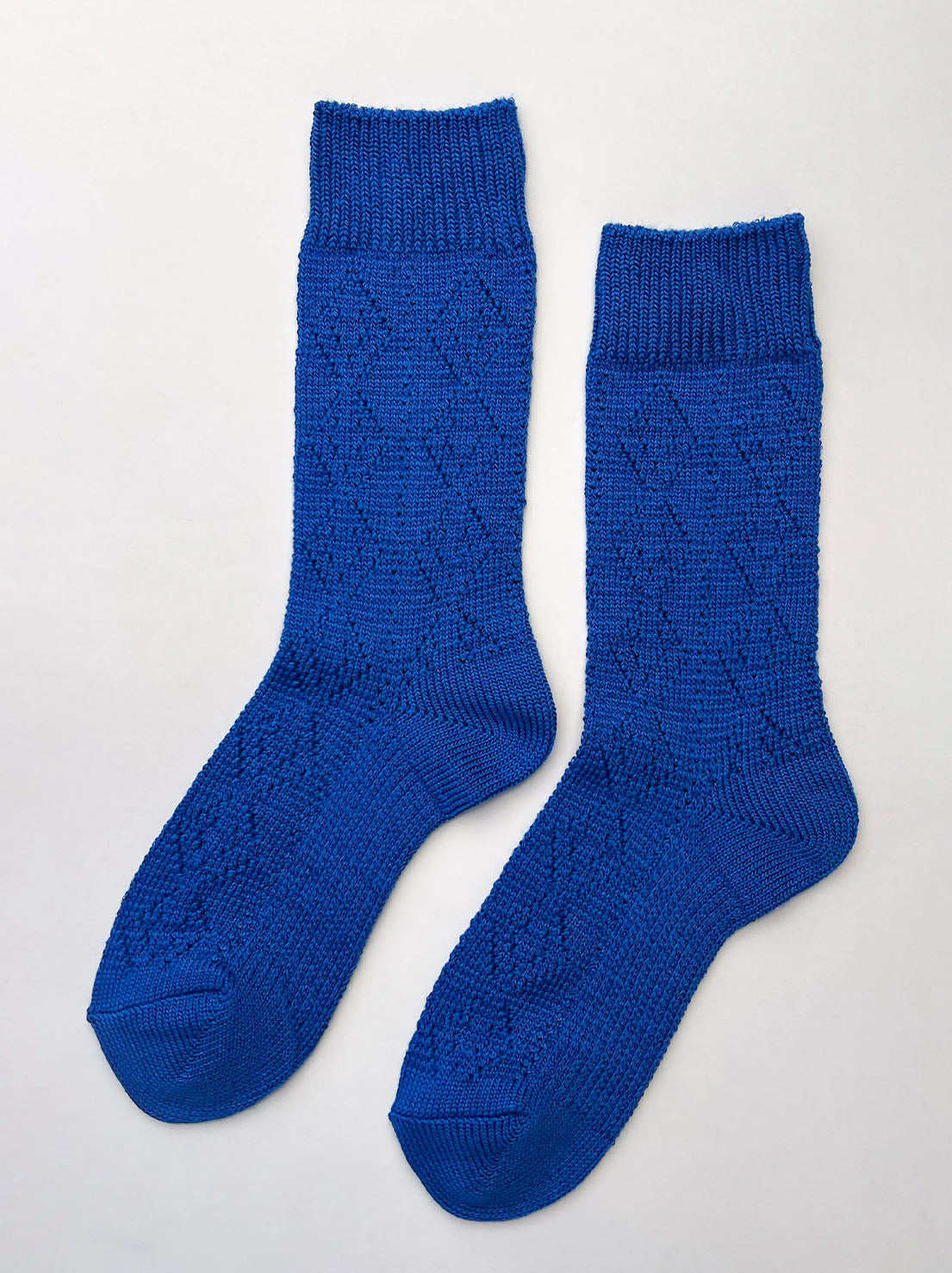 Le Bon Shoppe - Modal Eyelet Socks - Cobalt