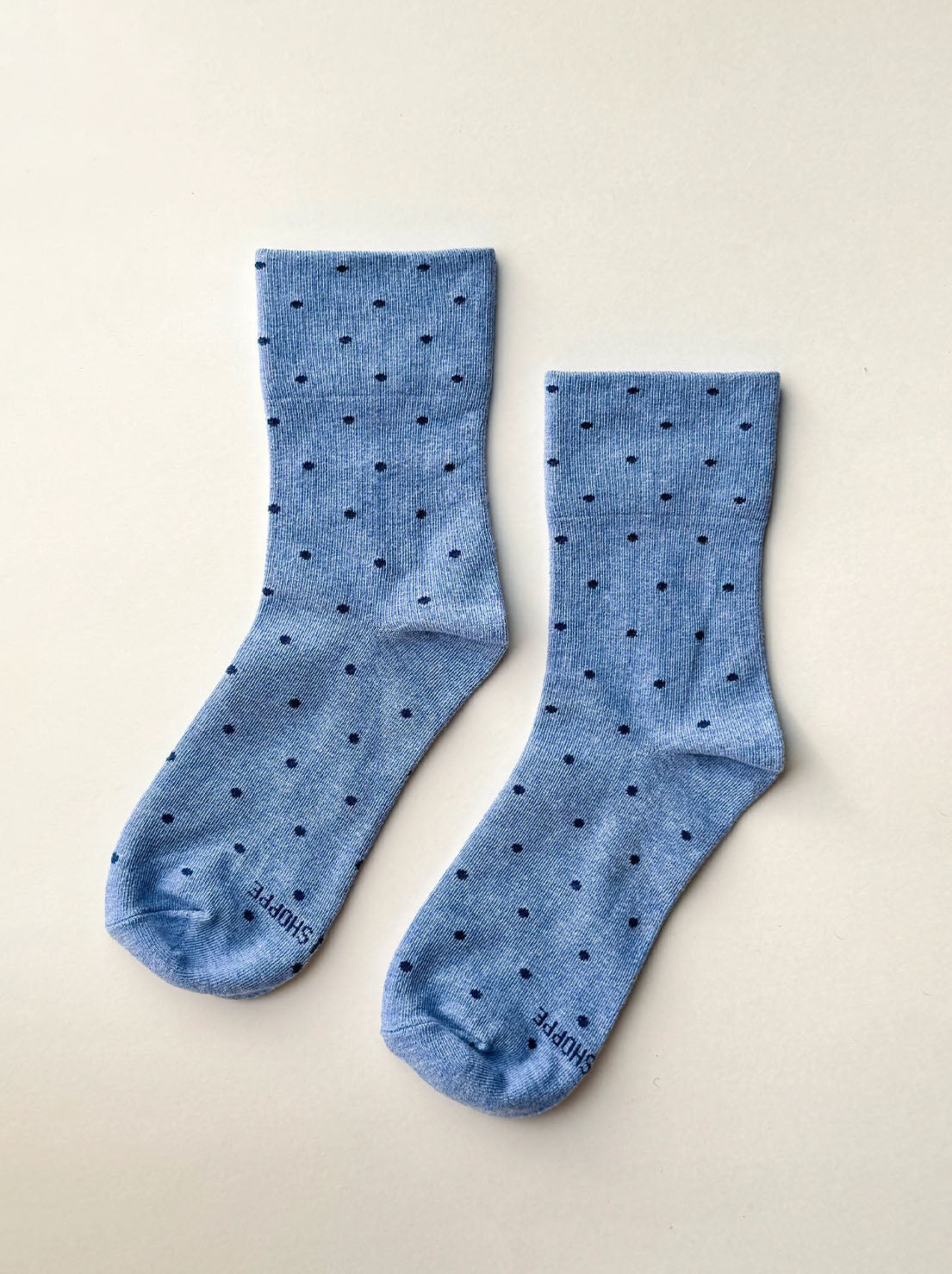 Le Bon Shoppe - Sneaker Socks - Polka Dot - Blue/Navy