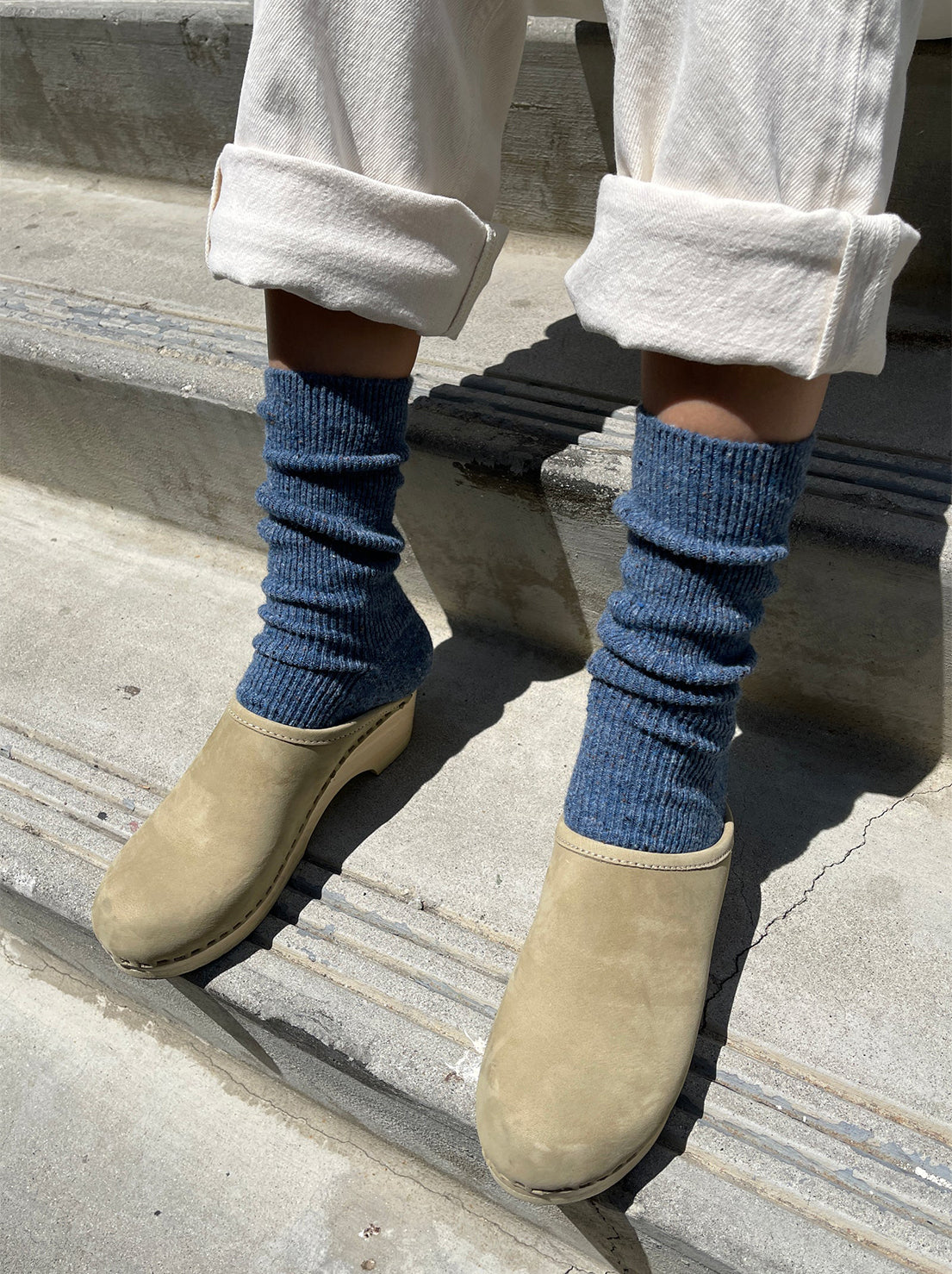 Le Bon Shoppe - Snow Socks - Denim