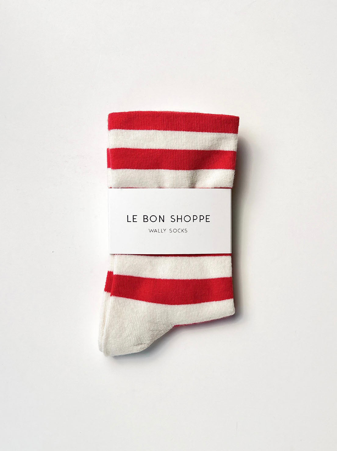 Le Bon Shoppe - Wide Wally Socks - Wide / Red Stripe
