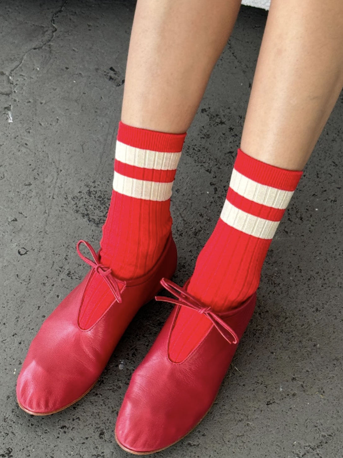 Le Bon Shoppe - Her Socks - Varsity - Desire