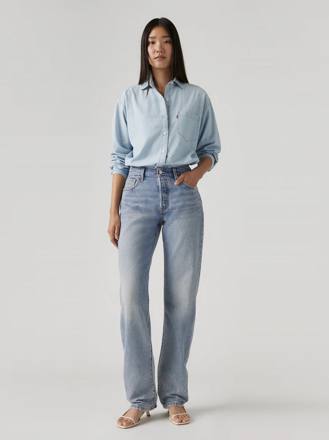 Levi's - 501 90's Lightweight Jean - Fun Flare Blue