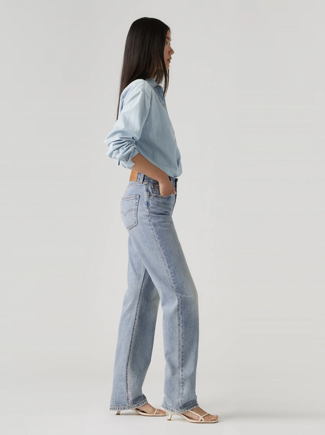 Levi's - 501 90's Lightweight Jean - Fun Flare Blue