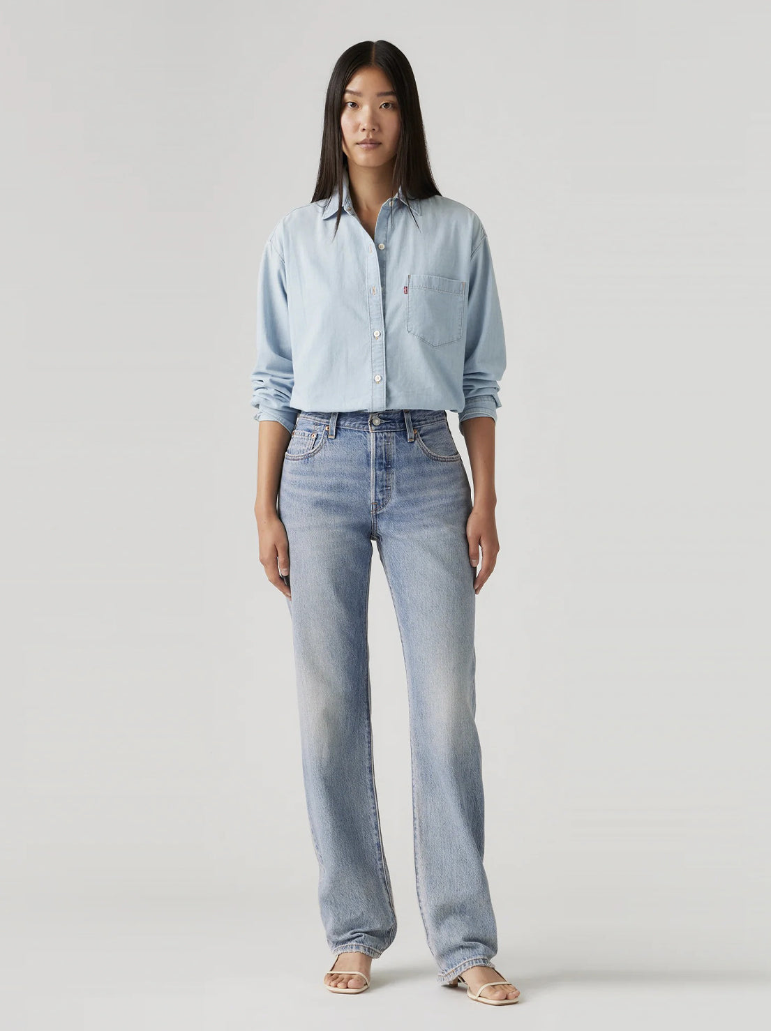 Levi's - 501 90's Lightweight Jean - Fun Flare Blue