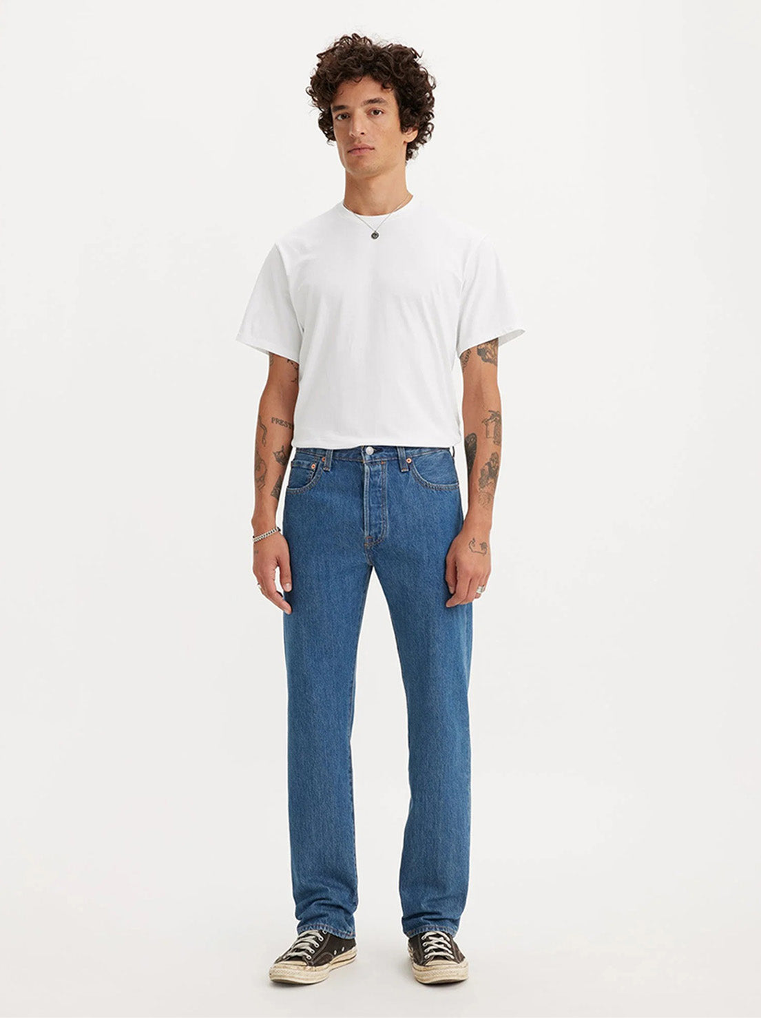 Levi's - 501 Original Jean - Medium Stonewash