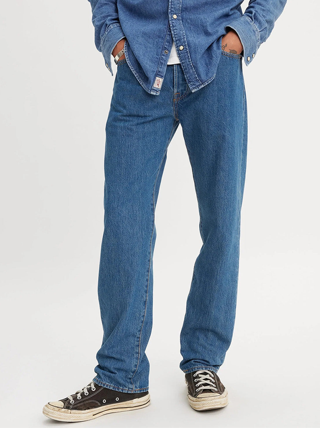 Levi's - 501 Original Jean - Medium Stonewash