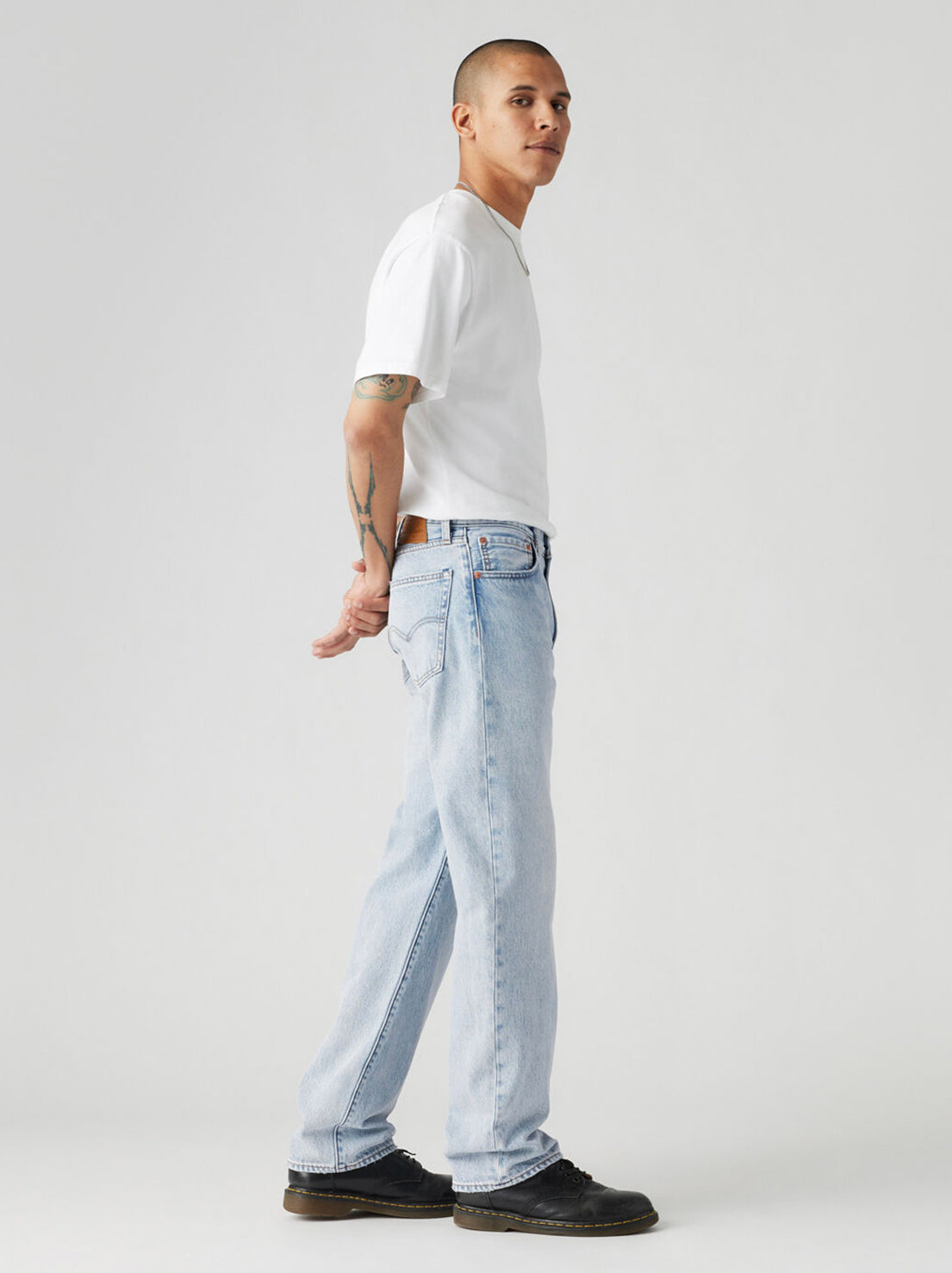 Levi's - 555 Relaxed Straight Jean - Baby Blue Essentials