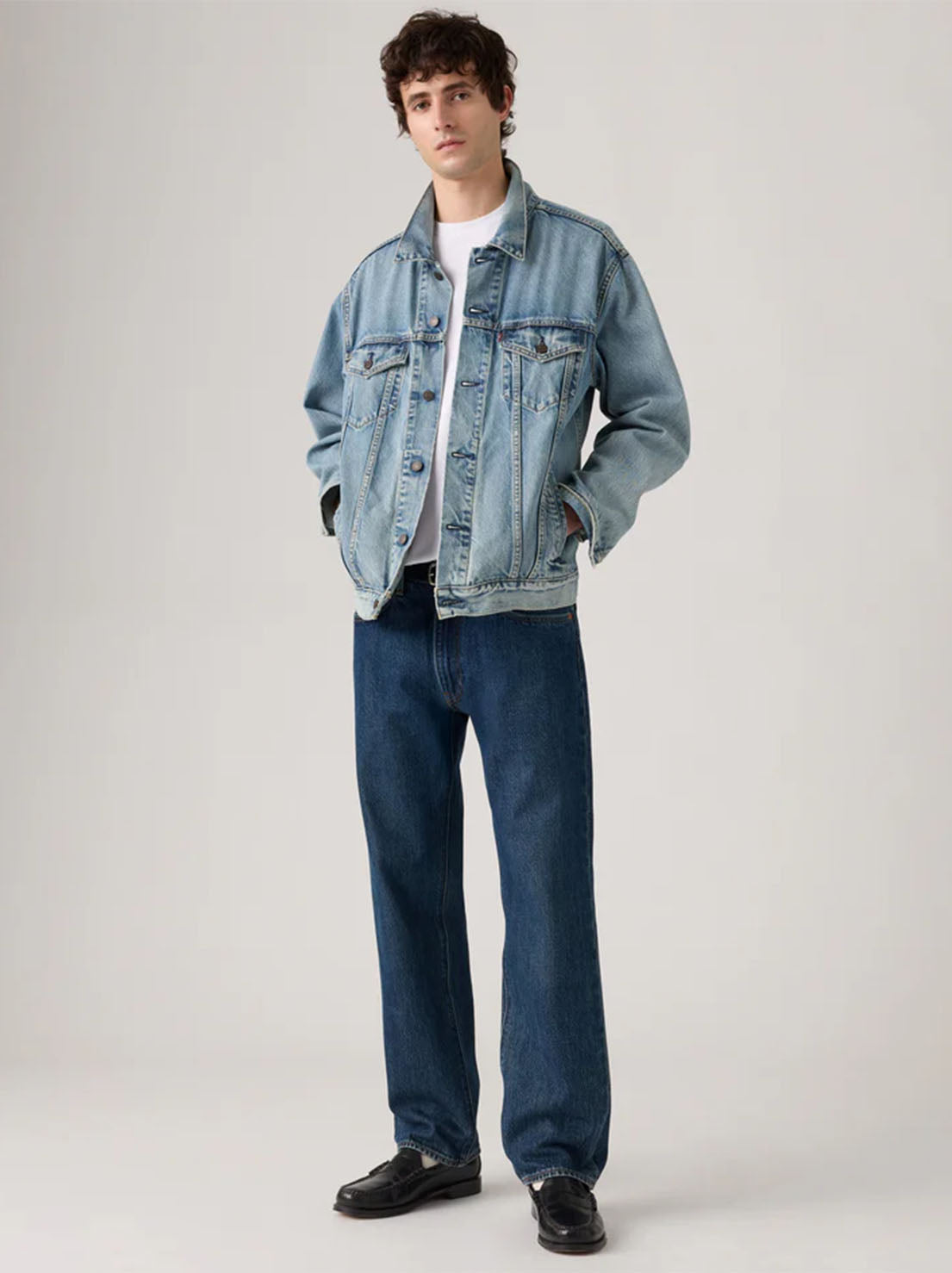 Levi's - 555 Relaxed Straight Jean - Check The Score