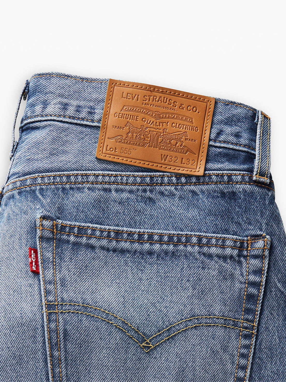 Levi's - 555 Relaxed Straight Jean - Indigo Champion