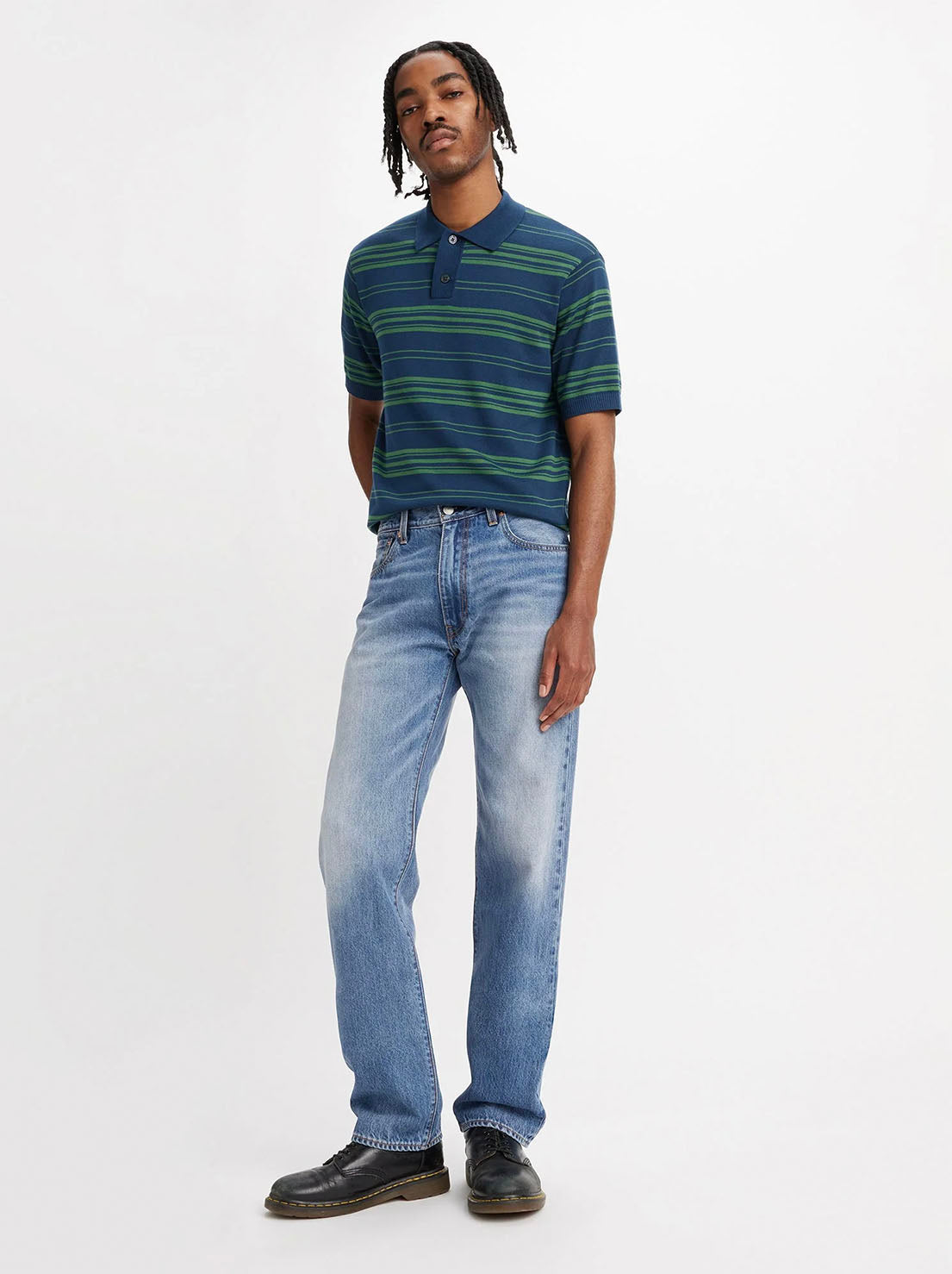 Levi's - 555 Relaxed Straight Jean - Indigo Champion