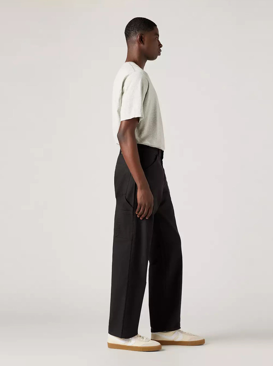 Levi's - 565 Loose Straight Utility Pants - Black Workwear Canvas
