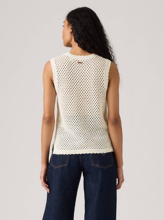 Levi's - Adrienne Crochet Tank - Egret