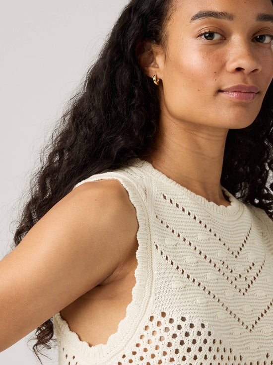 Levi's - Adrienne Crochet Tank - Egret