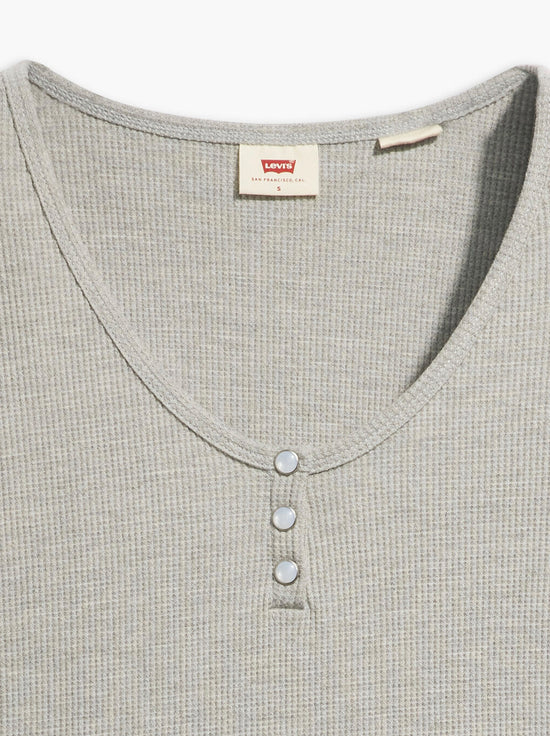 Levi's - Dry Goods Waffle Henley - Starstruck Heather Grey