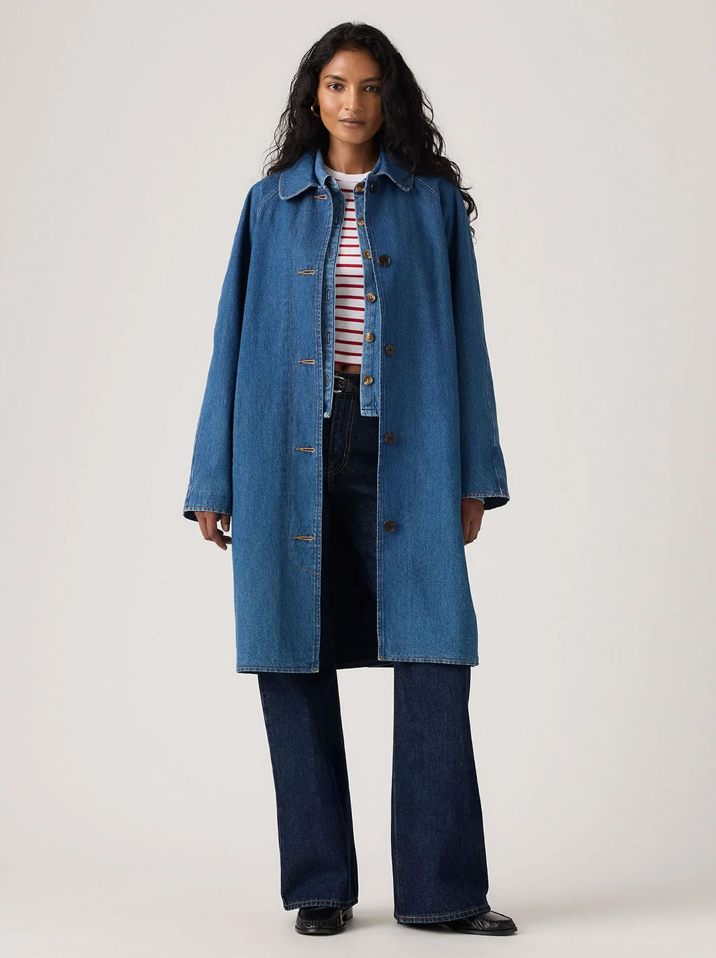 Levi's - Frankie Mac Denim Trench Coat - Let's Get Lost Again – Abicus