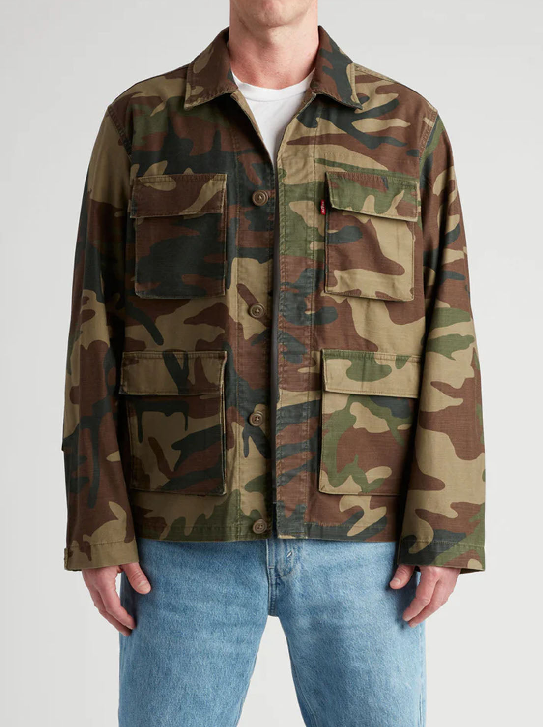 Levi's - Frisko Jacket - Phalarope Camo Print Demitasse