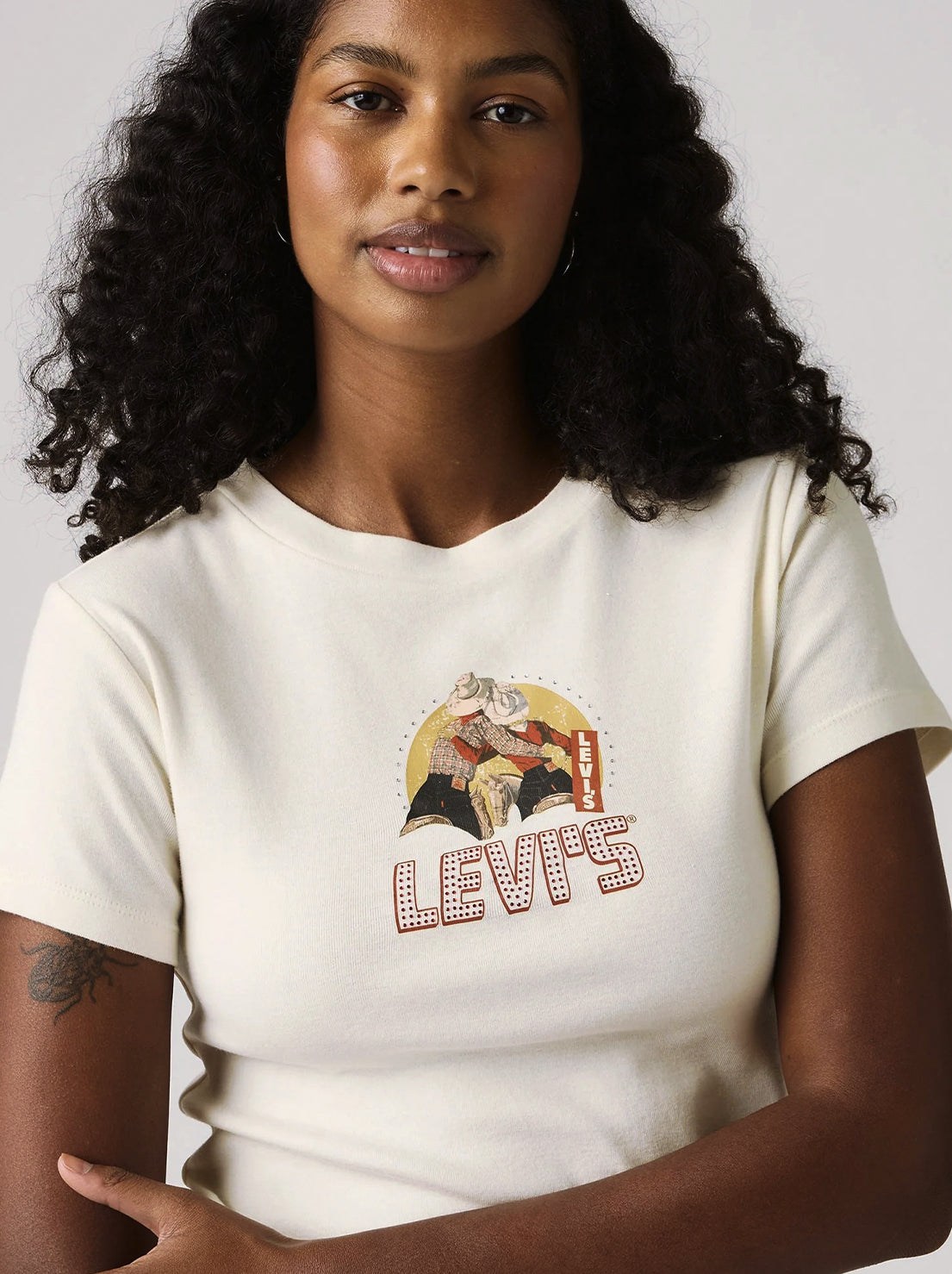 Levi's - Graphic Essential Sporty Tee - Levi's Archival Egret