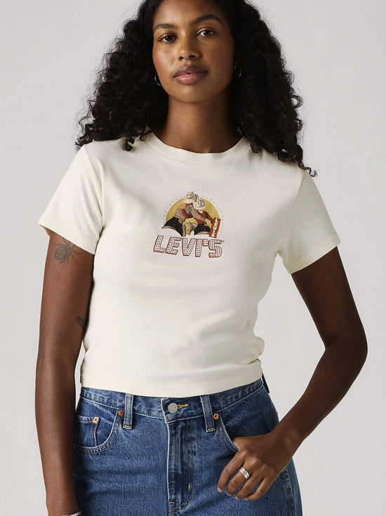 Levi's - Graphic Essential Sporty Tee - Levi's Archival Egret