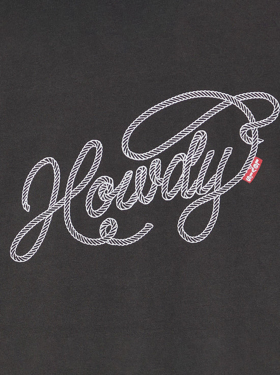 Levi's - Graphic Tabor Tee - Howdy Script Pirate Black