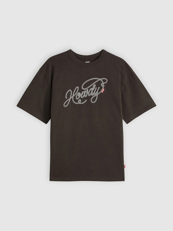 Levi's - Graphic Tabor Tee - Howdy Script Pirate Black