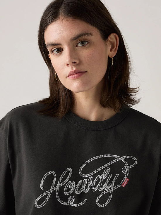 Levi's - Graphic Tabor Tee - Howdy Script Pirate Black