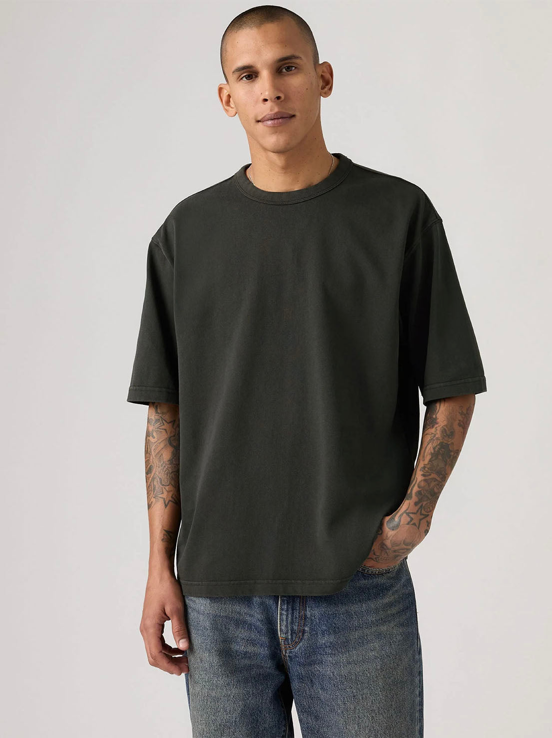 Levi's - Heavyweight Loose Tee - Garment Dye Jet Black