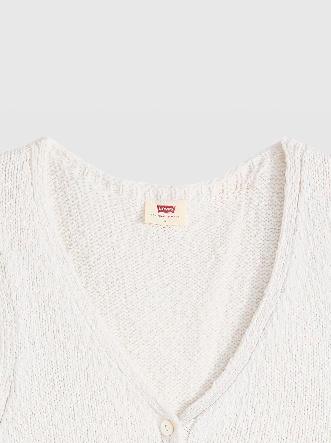Levi's - Helen Mini Boucle Vest - Tofu Cotton