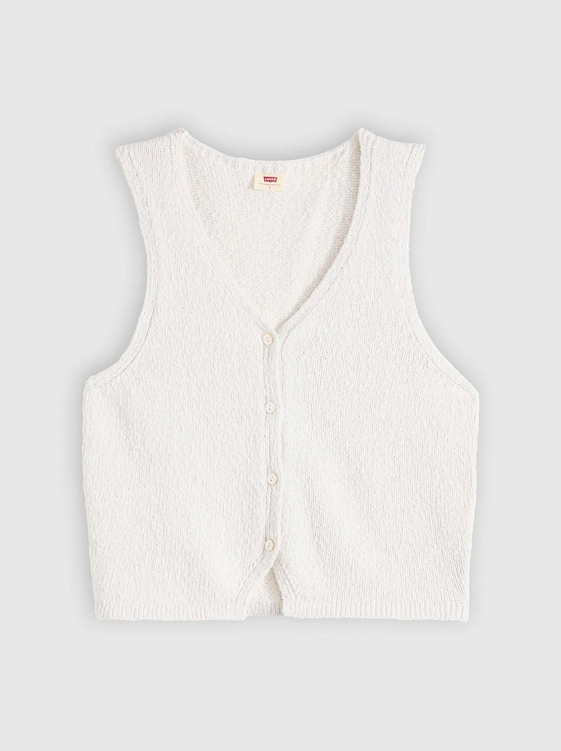 Levi's - Helen Mini Boucle Vest - Tofu Cotton