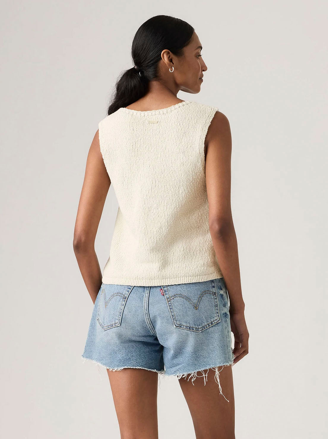 Levi's - Helen Mini Boucle Vest - Tofu Cotton