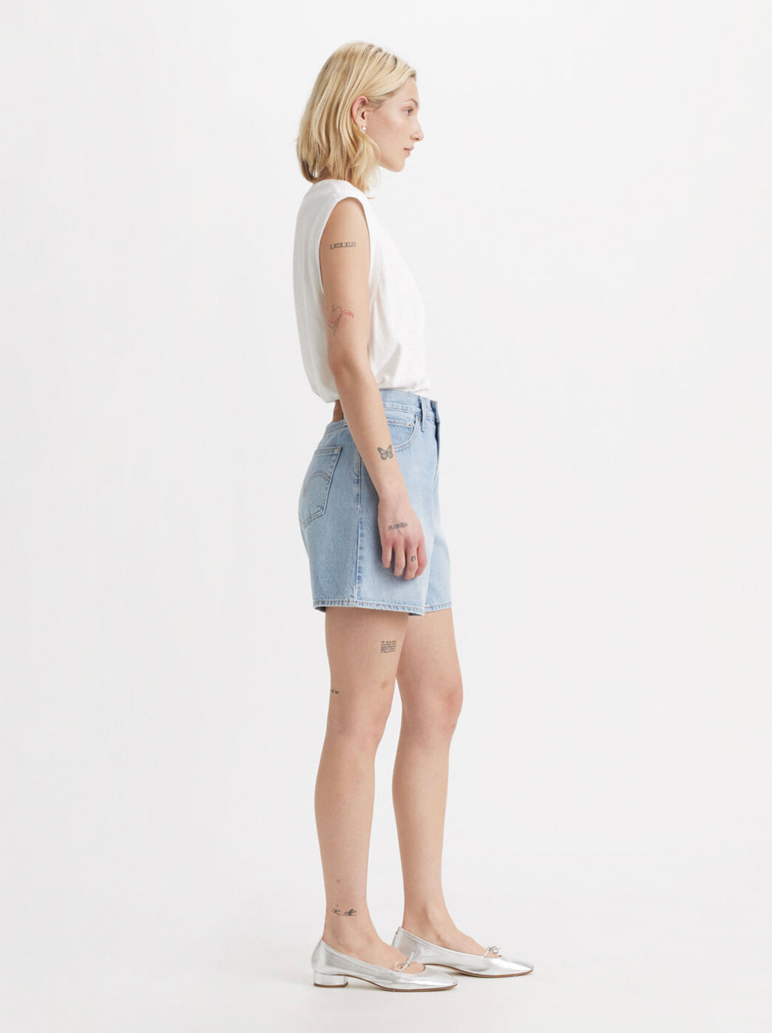 Levi's - High Rise Baggy Short - Low Key Work