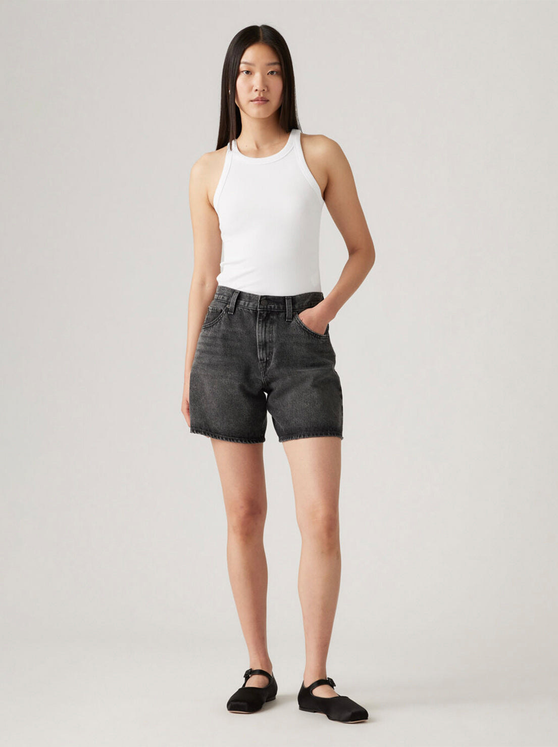 Levi's - High Rise Baggy Short - Where's My Phone