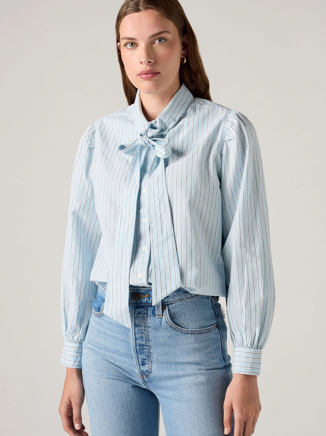 Levi's - Judice Western Shirt - Sherman Stripe Angel
