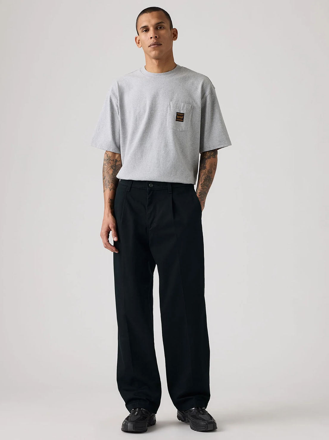 Levi's - Loose Pleated Work Chino - Mineral Black Twill