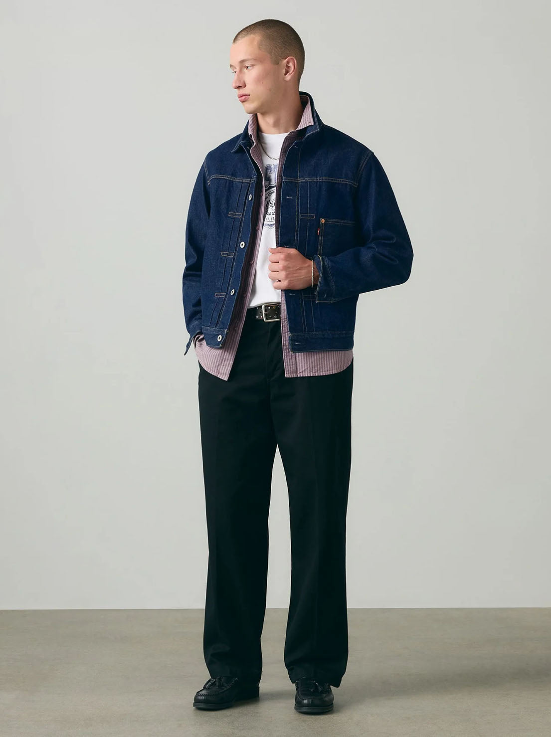 Levi's - Loose Pleated Work Chino - Mineral Black Twill