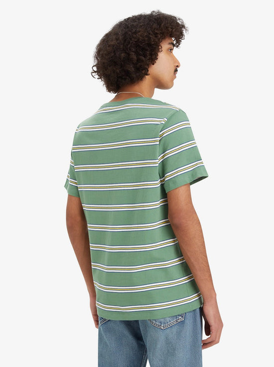 Levi's - Original Housemark Tee - Varsity Stripe Myrtle Green