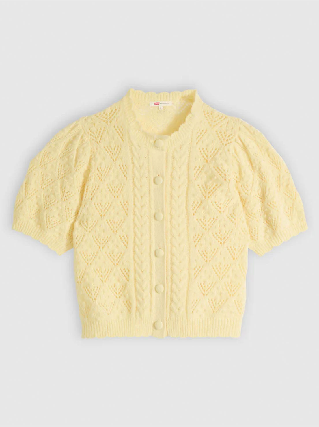 Levi's - Pauline Pointelle SS Cardi - French Vanilla