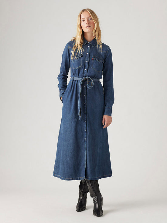 Levi's - Quinney Denim Dress - Bright Dark Stone