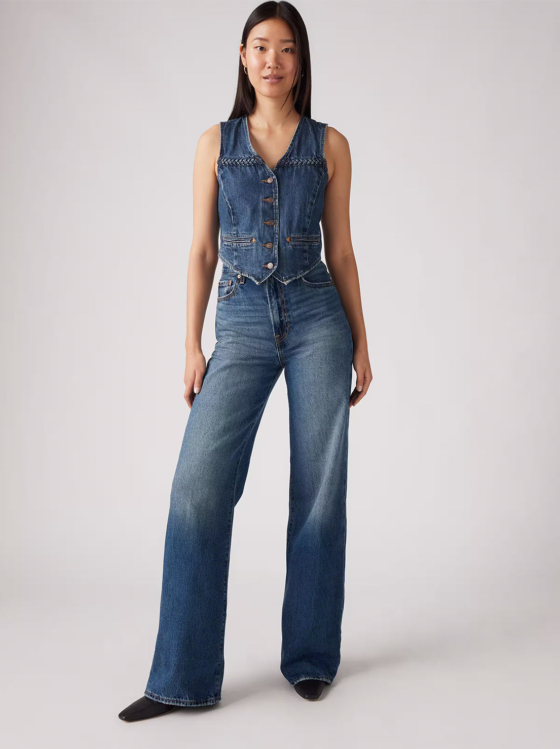 Levi's - Ribcage Wide Leg Jeans - Polar Perimeter