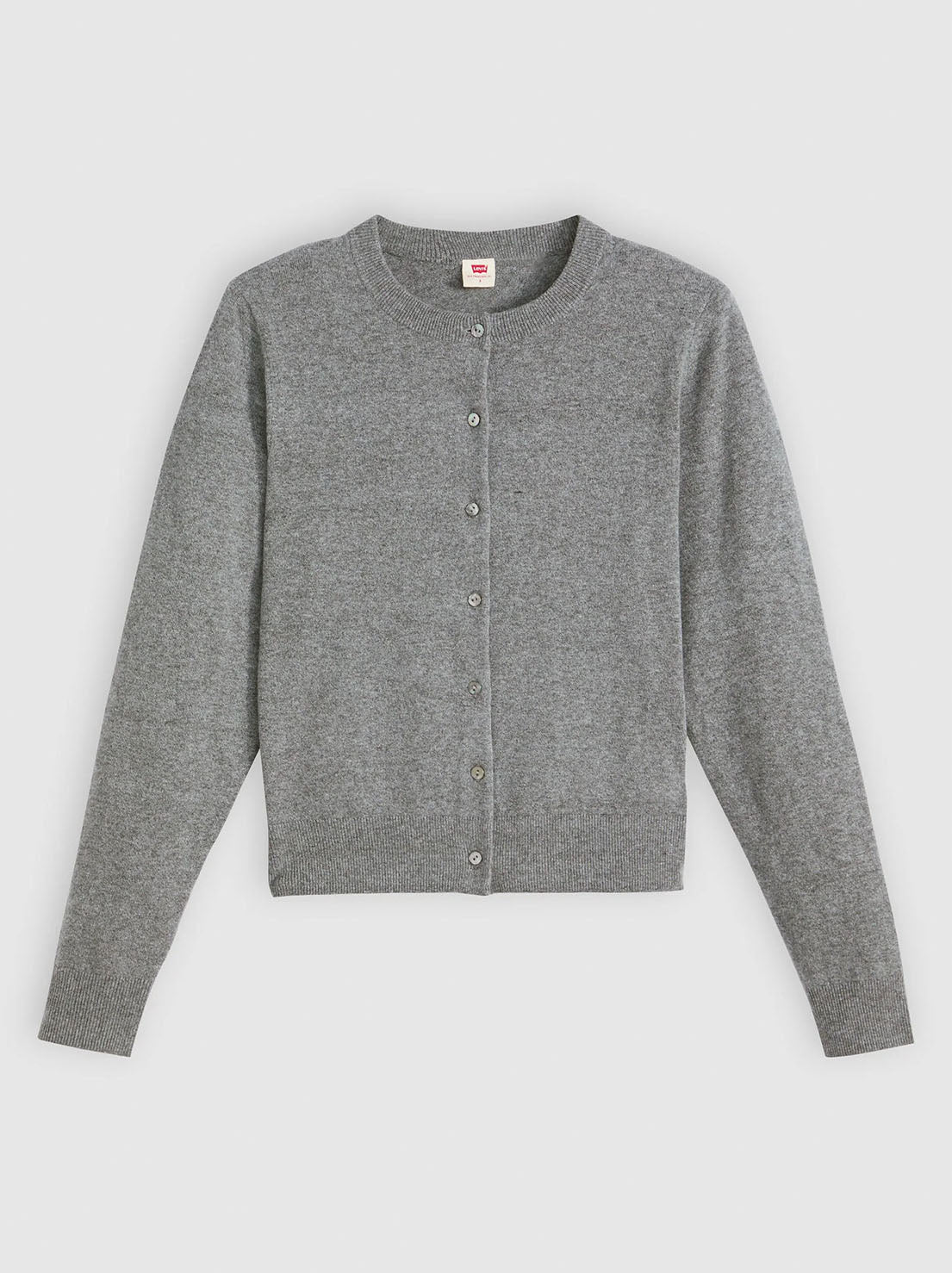 Levi's - Super Soft Crewneck Cardi - Dark Heather Grey