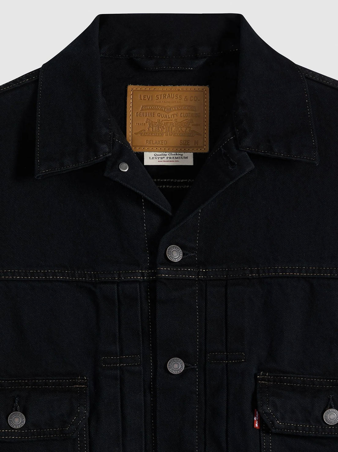 Levi's - Type II Trucker - Black OD Selv