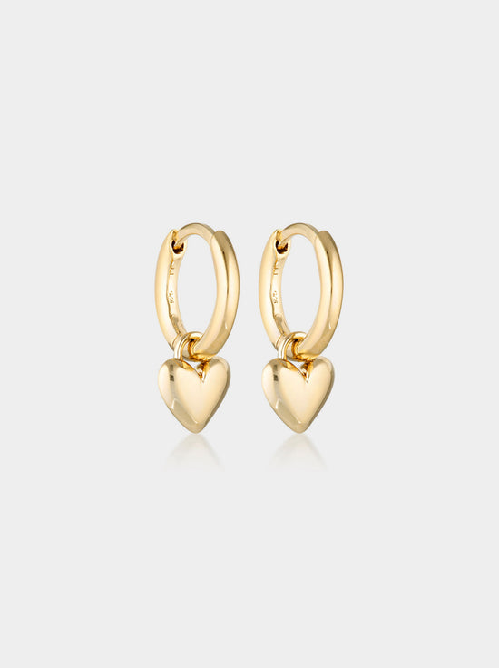 Linda Tahija - Amore Classic Huggie Earrings - Gold Plated