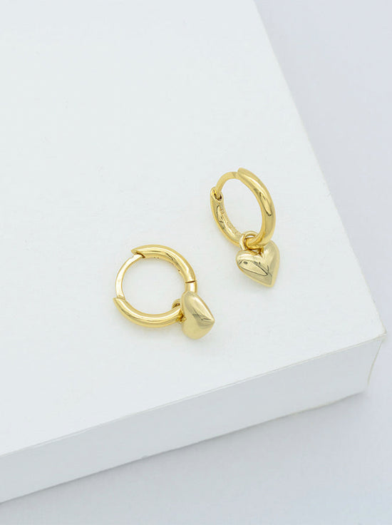 Linda Tahija - Amore Classic Huggie Earrings - Gold Plated