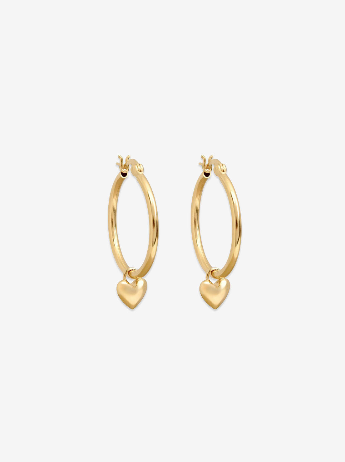 Linda Tahija - Amore Foundation Hoop Earrings - Gold Vermeil