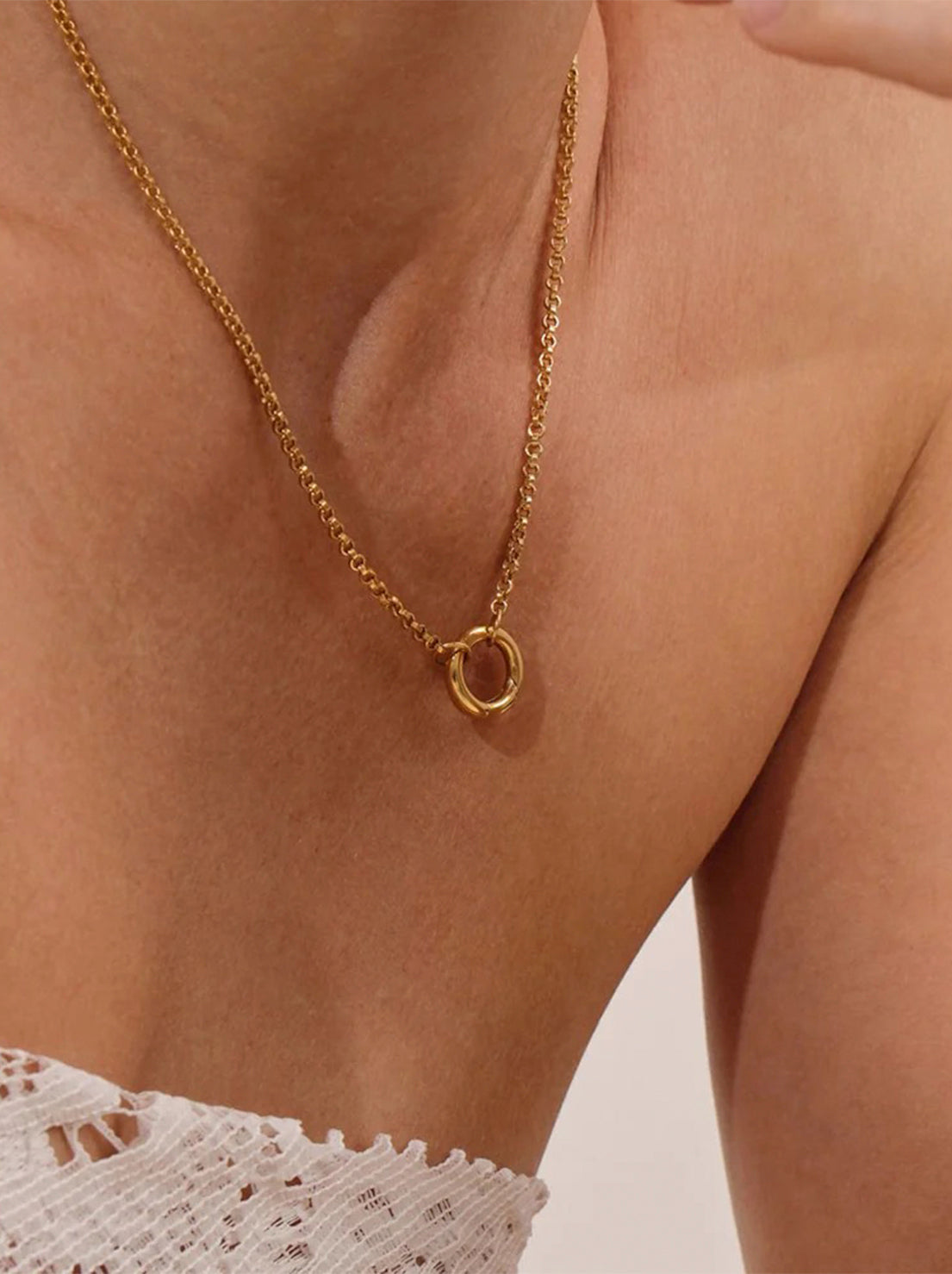 Linda Tahija - Belcher Chain Necklace - Gold Plated
