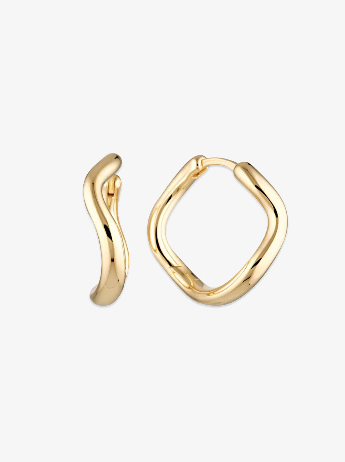 Linda Tahija - Cascade Hoop Earrings - 18k Gold Vermeil